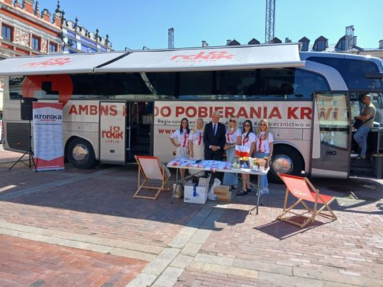 Zamość: Akcja poboru krwi w rocznicę Powstania Warszawskiego [ZDJĘCIA]