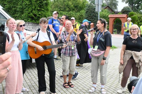 Piesza Pielgrzymka Diecezji Zamojsko-Lubaczowskiej na Jasną Górę z postojem w gminie Biłgoraj.