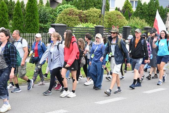 Piesza Pielgrzymka Diecezji Zamojsko-Lubaczowskiej na Jasną Górę z postojem w gminie Biłgoraj.