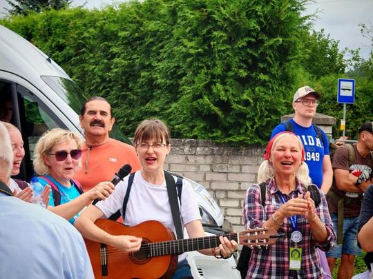 Piesza Pielgrzymka Diecezji Zamojsko-Lubaczowskiej na Jasną Górę z postojem w gminie Biłgoraj.