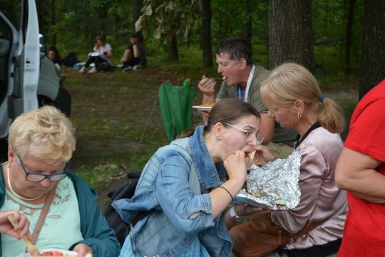 Piesza Pielgrzymka Diecezji Zamojsko-Lubaczowskiej na Jasną Górę z postojem w gminie Biłgoraj.