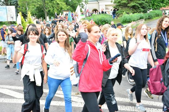 Piesza Pielgrzymka Diecezji Zamojsko-Lubaczowskiej na Jasną Górę z postojem w gminie Biłgoraj.