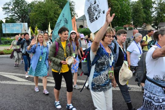 Piesza Pielgrzymka Diecezji Zamojsko-Lubaczowskiej na Jasną Górę z postojem w gminie Biłgoraj.