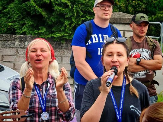 Piesza Pielgrzymka Diecezji Zamojsko-Lubaczowskiej na Jasną Górę z postojem w gminie Biłgoraj.