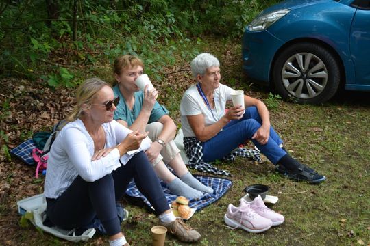 Piesza Pielgrzymka Diecezji Zamojsko-Lubaczowskiej na Jasną Górę z postojem w gminie Biłgoraj.