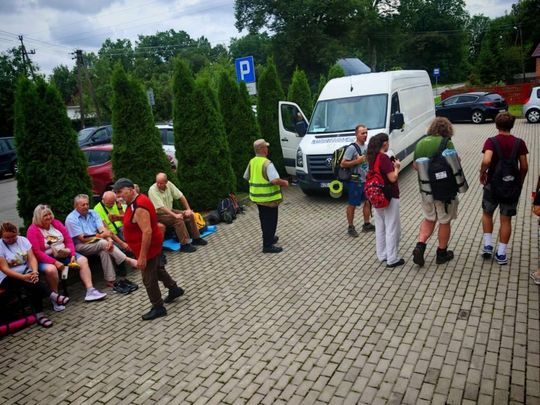 Piesza Pielgrzymka Diecezji Zamojsko-Lubaczowskiej na Jasną Górę z postojem w gminie Biłgoraj.