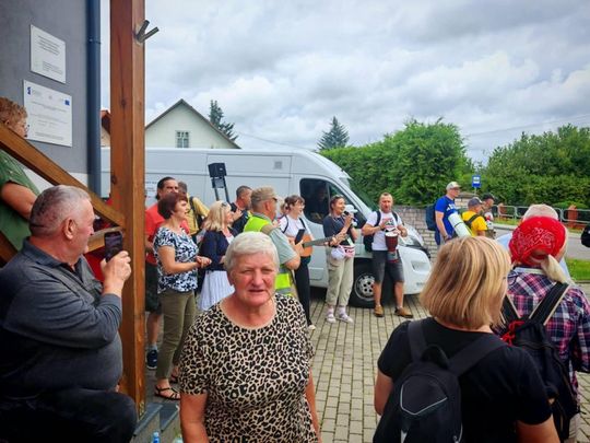 Piesza Pielgrzymka Diecezji Zamojsko-Lubaczowskiej na Jasną Górę z postojem w gminie Biłgoraj.