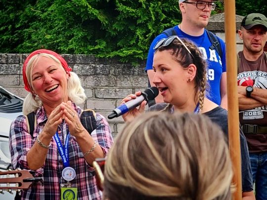 Piesza Pielgrzymka Diecezji Zamojsko-Lubaczowskiej na Jasną Górę z postojem w gminie Biłgoraj.