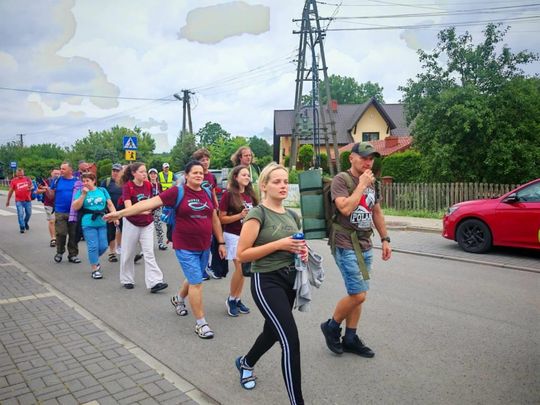 Piesza Pielgrzymka Diecezji Zamojsko-Lubaczowskiej na Jasną Górę z postojem w gminie Biłgoraj.
