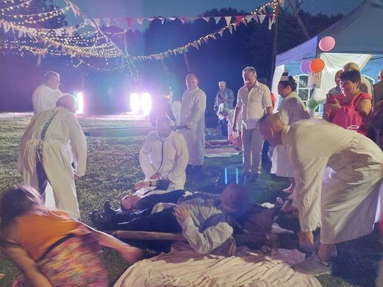 Zenek i Mariolka zostali małżeństwem. Wesele w stylu PRL w Michalowie [ZDJĘCIA cz. 2]