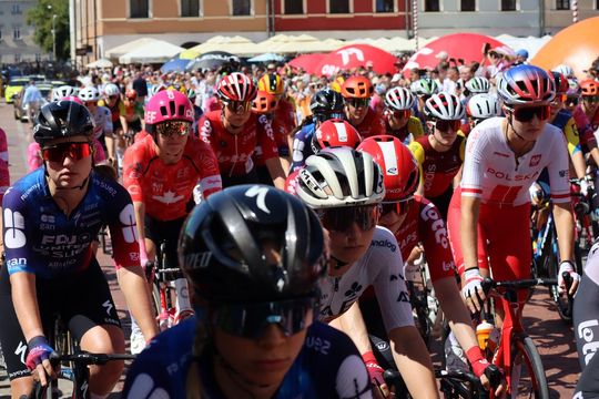 Zamość: Start honorowy Tour de Pologne Woman - galeria zdjęć