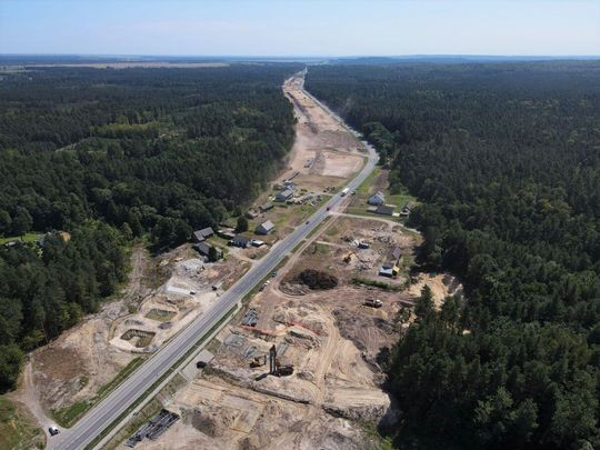 Budowa drogi ekspresowej S17 na odc. Tomaszów Lubelski - Hrebenne [ZDJĘCIA]
