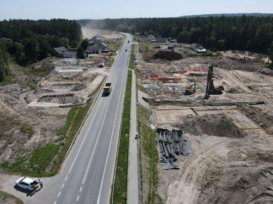Budowa drogi ekspresowej S17 na odc. Tomaszów Lubelski - Hrebenne [ZDJĘCIA]
