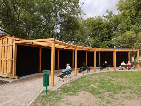 Tężnia solankowa w Parku Miejskim w Zamościu [ZDJĘCIA]