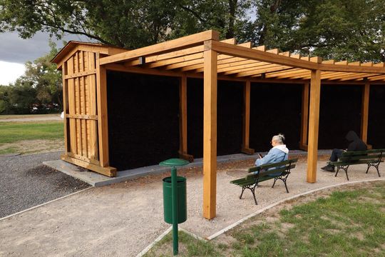 Tężnia solankowa w Zamościu - galeria zdjęc Tężnia solankowa w Zamościu - galeria zdjęc