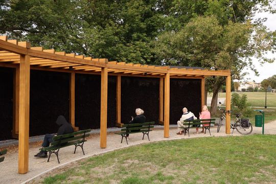 Tężnia solankowa w Zamościu - galeria zdjęc Tężnia solankowa w Zamościu - galeria zdjęc