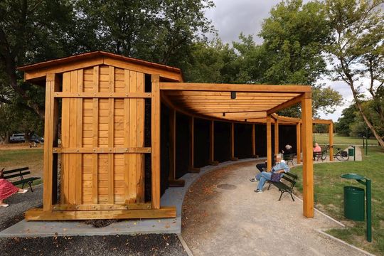 Tężnia solankowa w Zamościu - galeria zdjęc Tężnia solankowa w Zamościu - galeria zdjęc