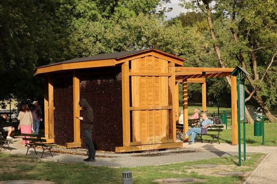 Tężnia solankowa w Zamościu - galeria zdjęc Tężnia solankowa w Zamościu - galeria zdjęc