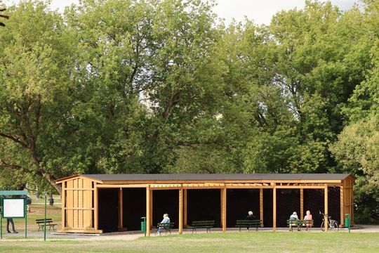 Tężnia solankowa w Zamościu - galeria zdjęc Tężnia solankowa w Zamościu - galeria zdjęc