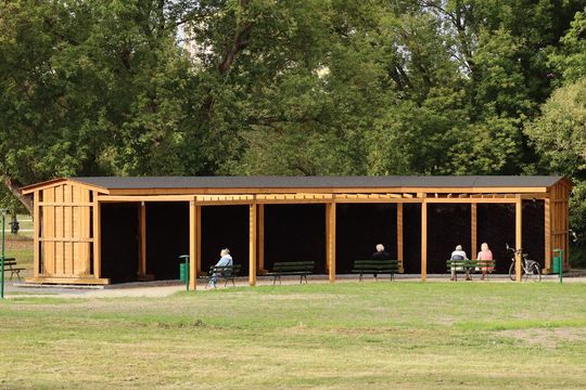 Tężnia solankowa w Zamościu - galeria zdjęc Tężnia solankowa w Zamościu - galeria zdjęc