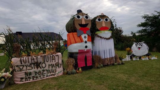 Witacze dożynkowe w gminie Łaszczów. Który wygrał konkurs [ZDJĘCIA]