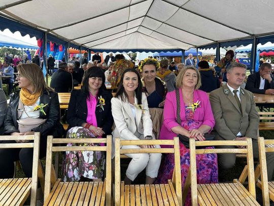 Dożynki w Podhorcach. Tak świętowali mieszkańcy gm. Tomaszów [ZDJĘCIA]