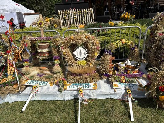 Dożynki w Podhorcach. Tak świętowali mieszkańcy gm. Tomaszów [ZDJĘCIA]