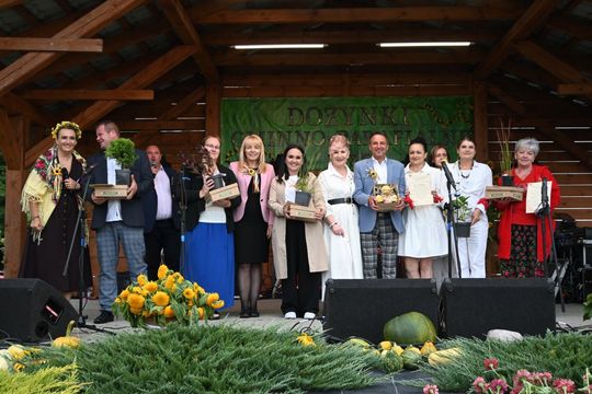 Dożynki w Podhorcach. Tak świętowali mieszkańcy gm. Tomaszów [ZDJĘCIA]