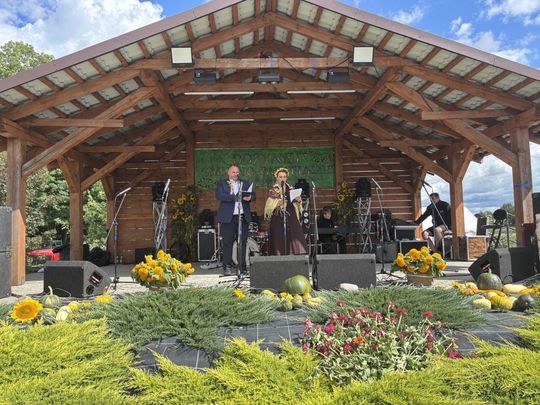 Dożynki w Podhorcach. Tak świętowali mieszkańcy gm. Tomaszów [ZDJĘCIA]