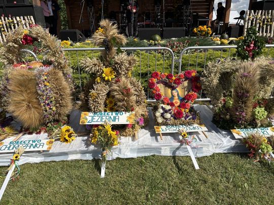 Dożynki w Podhorcach. Tak świętowali mieszkańcy gm. Tomaszów [ZDJĘCIA]