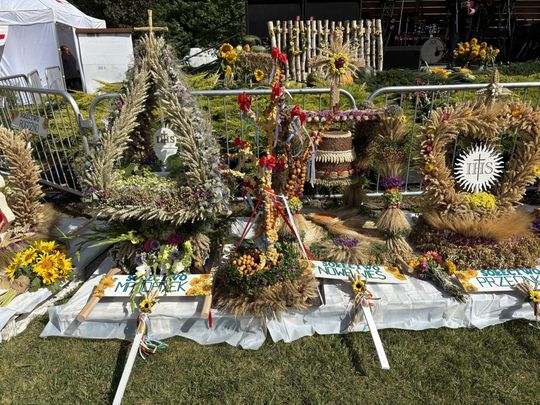 Dożynki w Podhorcach. Tak świętowali mieszkańcy gm. Tomaszów [ZDJĘCIA]