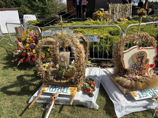 Dożynki w Podhorcach. Tak świętowali mieszkańcy gm. Tomaszów [ZDJĘCIA]