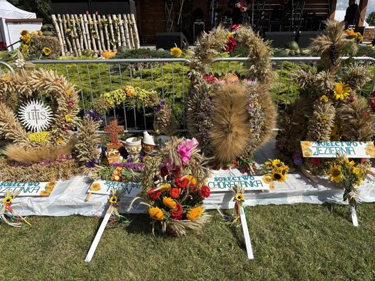 Dożynki w Podhorcach. Tak świętowali mieszkańcy gm. Tomaszów [ZDJĘCIA]