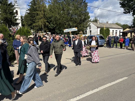 Dożynki w Podhorcach. Tak świętowali mieszkańcy gm. Tomaszów [ZDJĘCIA]