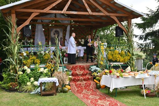 Dożynki w Podhorcach. Tak świętowali mieszkańcy gm. Tomaszów [ZDJĘCIA]