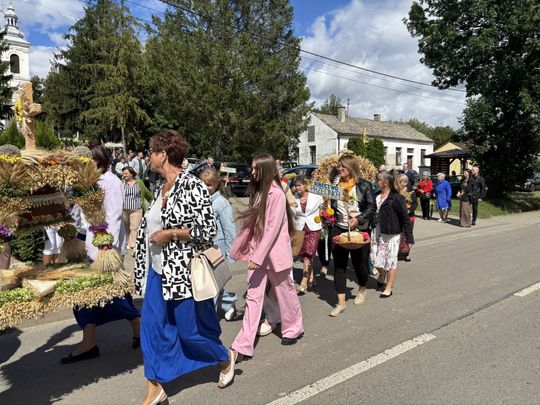Dożynki w Podhorcach. Tak świętowali mieszkańcy gm. Tomaszów [ZDJĘCIA]