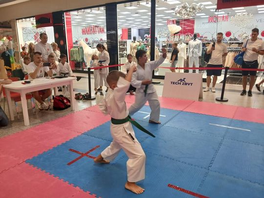 Turniej karate w Galerii Twierdza w Zamościu - galeria zdjęć