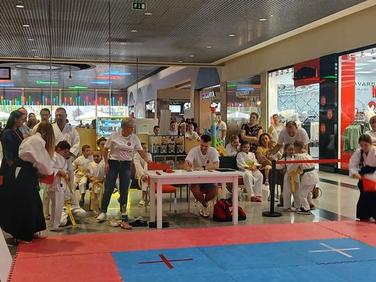 Turniej karate w Galerii Twierdza w Zamościu - galeria zdjęć