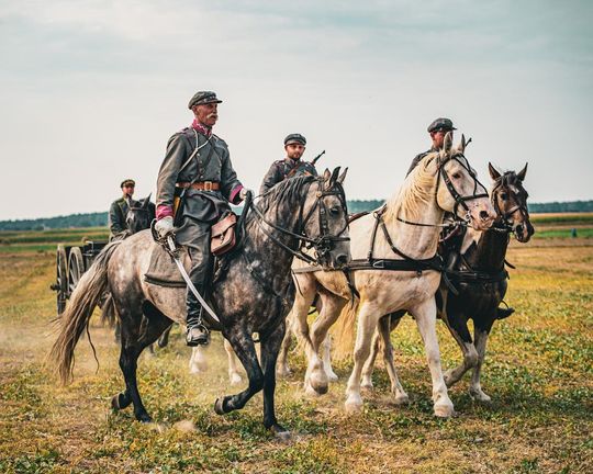 Rekonstrukcja Bitwy pod Komarowem 2025 - galeria zdjęć Rekonstrukcja Bitwy pod Komarowem 2025 - galeria zdjęć