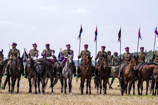 Bitwa pod Komarowem 2025 - zdjęcia z rekonstrukcji historycznej