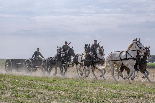 Bitwa pod Komarowem 2025 - zdjęcia z rekonstrukcji historycznej