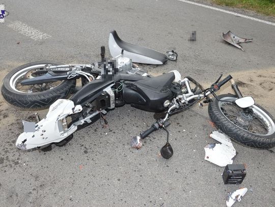 Sitno: 17-latek ranny po zderzeniu z samochodem, kierująca nie ustąpiła pierwszeństwa [ZDJĘCIA]