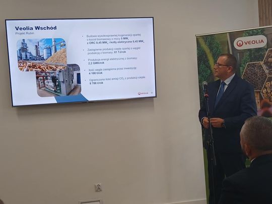 Veolia rozpoczyna dekarbonizację ciepłowni w Zamościu - galeria zdjęć