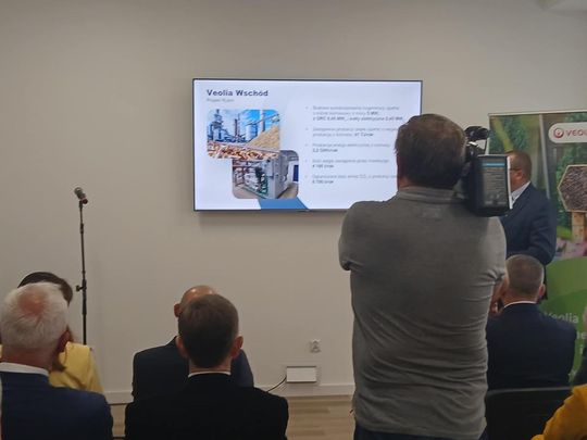 Veolia rozpoczyna dekarbonizację ciepłowni w Zamościu - galeria zdjęć