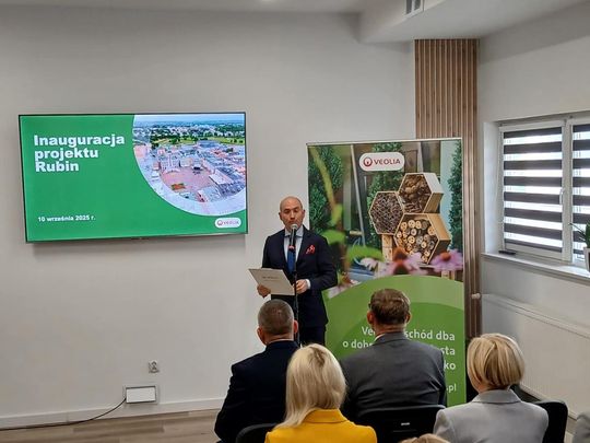 Veolia rozpoczyna dekarbonizację ciepłowni w Zamościu - galeria zdjęć