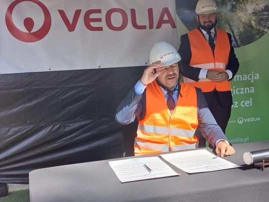 Veolia rozpoczyna dekarbonizację ciepłowni w Zamościu - galeria zdjęć