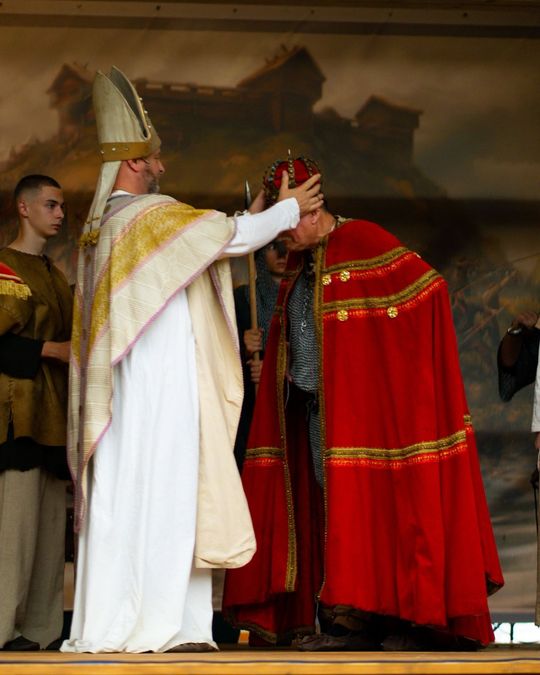 Tomaszów Lubelski: Koronacja Bolesława Chrobrego, spektakl i uczta [ZDJĘCIA]