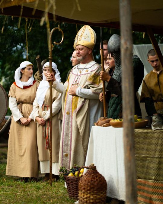 Tomaszów Lubelski: Koronacja Bolesława Chrobrego, spektakl i uczta [ZDJĘCIA]