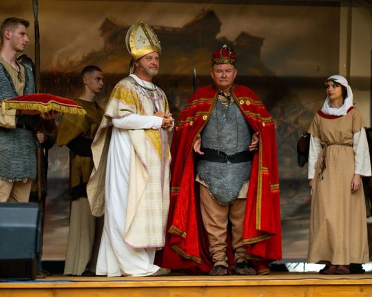 Tomaszów Lubelski: Koronacja Bolesława Chrobrego, spektakl i uczta [ZDJĘCIA]