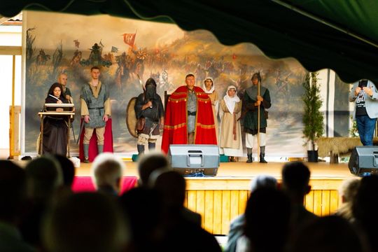 Tomaszów Lubelski: Koronacja Bolesława Chrobrego, spektakl i uczta [ZDJĘCIA]